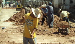 Realizan proyectos de agua y alcantarillado en Gracias