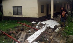 Evacuados y casas destruidas en El Progreso