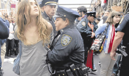 Protestas contra sistema financiero en EUA