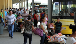 Más de un millón de hondureños pasarán por la terminal de buses
