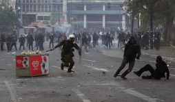 Inquietud en zona euro por protestas en Grecia