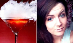 Joven británica pierde su estómago tras beber un cóctel con nitrógeno líquido