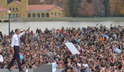 Barack Obama de gira por ocho estados en 40 horas