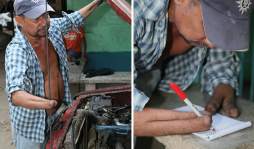 Pedro Barillas, el hondureño que tiene manos de pinza