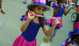 Escolares marchan en San Pedro Sula