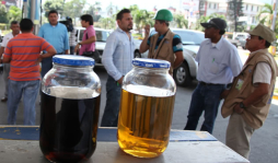 Encuentran chimbos de LPG alterados en gasolinera de San Pedro Sula