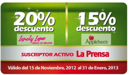 Alianza con Lady Lee para suscriptores de LA PRENSA