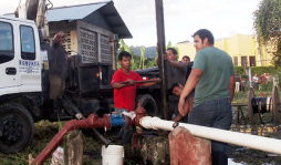 Alivio después de 5 días sin agua en la Fesitranh