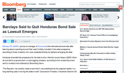 Barclay’s se retira de asesoría para la colocación de bonos