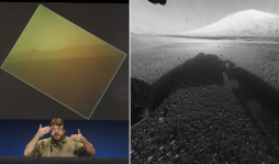 Curiosity envía fotografías a color