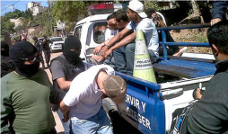Al menos ocho detenidos en operaciones policiales en Tegucigalpa