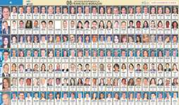 Periodistas, futbolistas y diputados llenan cupos de planillas