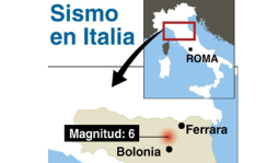 Terremoto en Italia deja al menos seis muertos