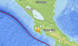 Sismo de 6.2 en escala Richter sacude Costa Rica