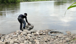 Destrucción de gaviones aumenta vulnerabilidad