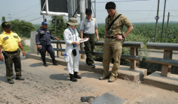 Japoneses evalúan puente La Amistad de El Progreso