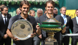 Haas deja sin título a Federer