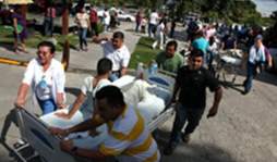 Lucharon para ponerlos a salvo