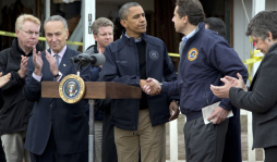 Supervisan lugares afectados por Sandy