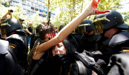 España: 23 heridos en enfrentamiento de mineros y policía