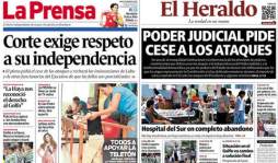 Lobo acusa a diarios de 'conspirar” por publicar comunicado de Corte Suprema