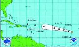Se forma la tormenta tropical Dorian en el Atlántico
