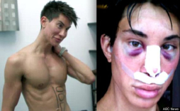 Niña enseña a maquillarse como una muñeca humana