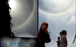 Honduras: Fenómeno solar sorprende a sampedranos