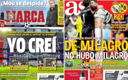 Prensa española lamentó la eliminación del Real Madrid