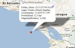 Sismo en el noroeste de Nicaragua sin víctimas ni daños