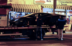 El lujoso Lamborghini deja tirado a Cristiano Ronaldo