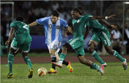 Messi lidera a Argentina en amistoso ante Nigeria