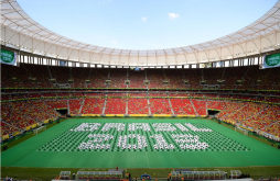 Colorida inauguración de la Copa Confederaciones