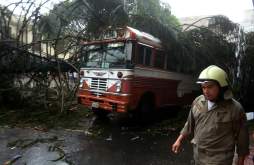 Destrucción en dos horas de lluvias