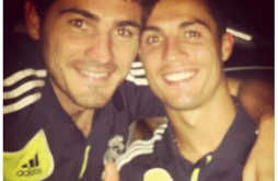 Foto de reconciliación entre Iker Casillas y Cristiano Ronaldo