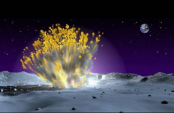 Muestran imagen del impacto de un asteroide en la Luna