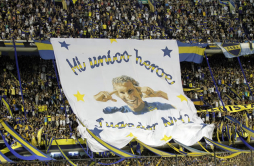 Martín Palermo vivió con emoción su fiesta de despedida