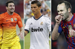 Messi, Cristiano e Iniesta optan al mejor de Europa