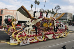 Colorido en el Desfile de las Rosas
