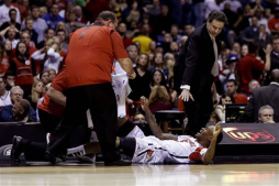 Kevin Ware sufre una de las lesiones más escalofriantes de la historia