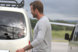 David Beckham causa expectación a su llegada a Honduras