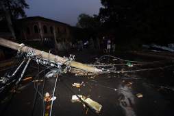 Destrucción en dos horas de lluvias