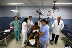 Guardia frustra asalto a agencia bancaria