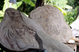 El arte garífuna de Luis