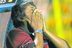 Maradiaga: 'Es la primera vez que me toca salir así'