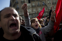 España, Italia y Portugal acuden en masiva huelga general