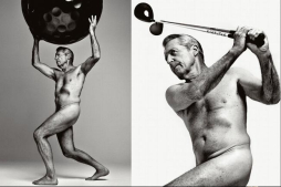 Los cuerpos desnudos del deporte