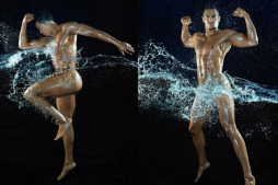 Los cuerpos desnudos del deporte