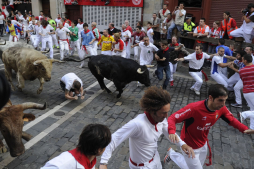 Continúan las fiestas de San Fermín en Pamplona