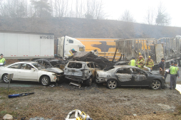 Choques en cadena en Virginia dejan tres muertos